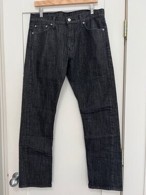 Men's 513 Straight Fit Jeans in Black Denim
